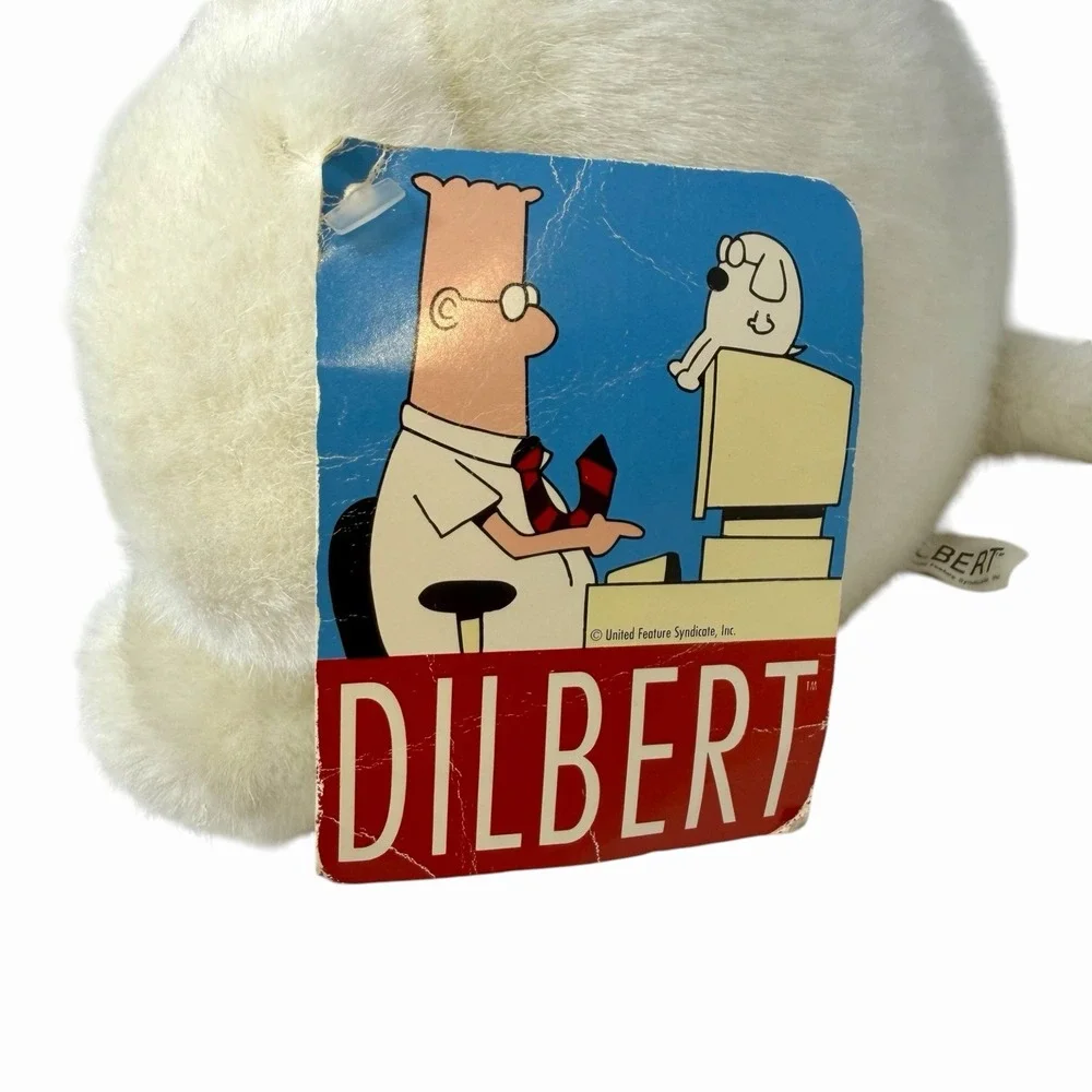 Commonwealth Dilbert Dogbert Plush Vintage Comic Strip Stuffed Animal‎ Dog Tag